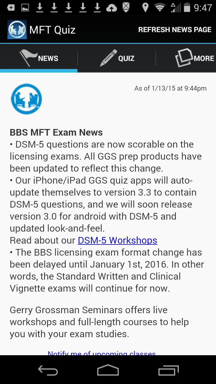 MFT Quiz