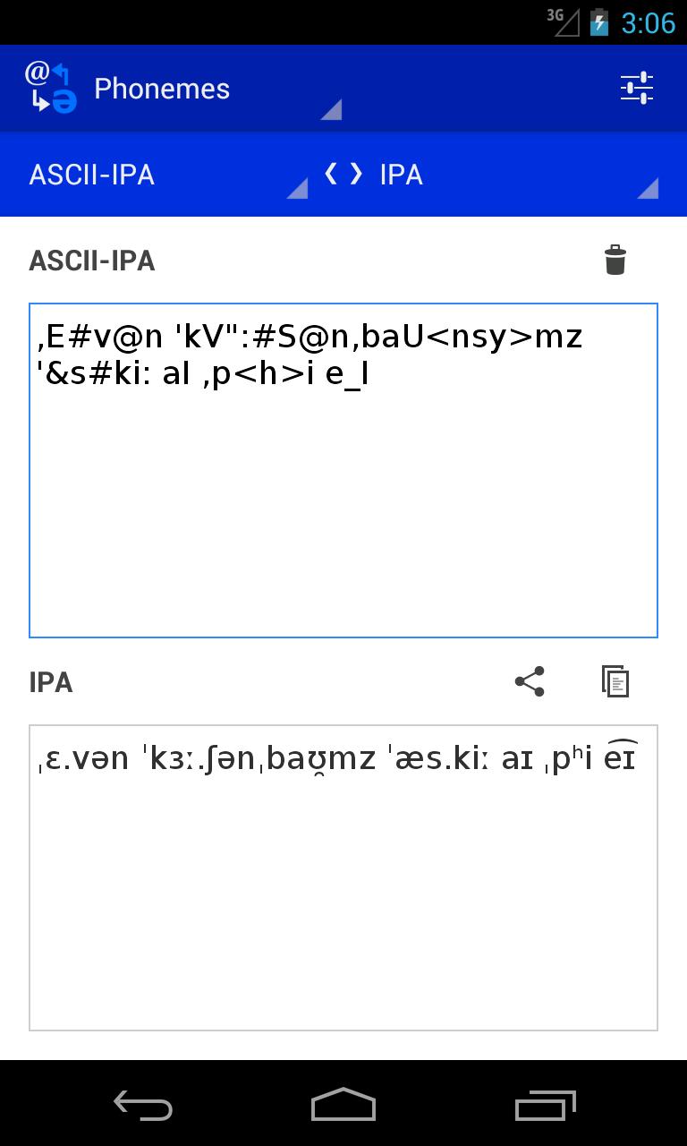 Phoneme Converter