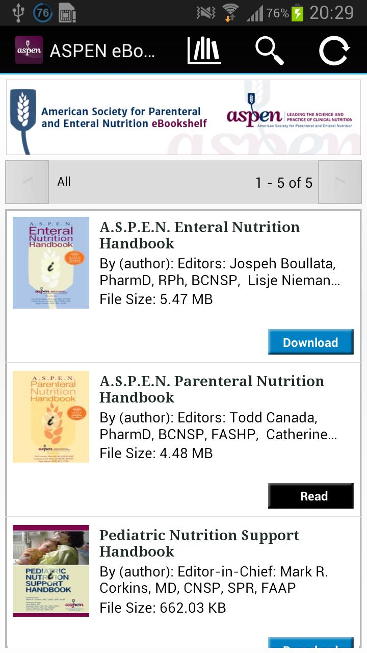 A.S.P.E.N. eBooks