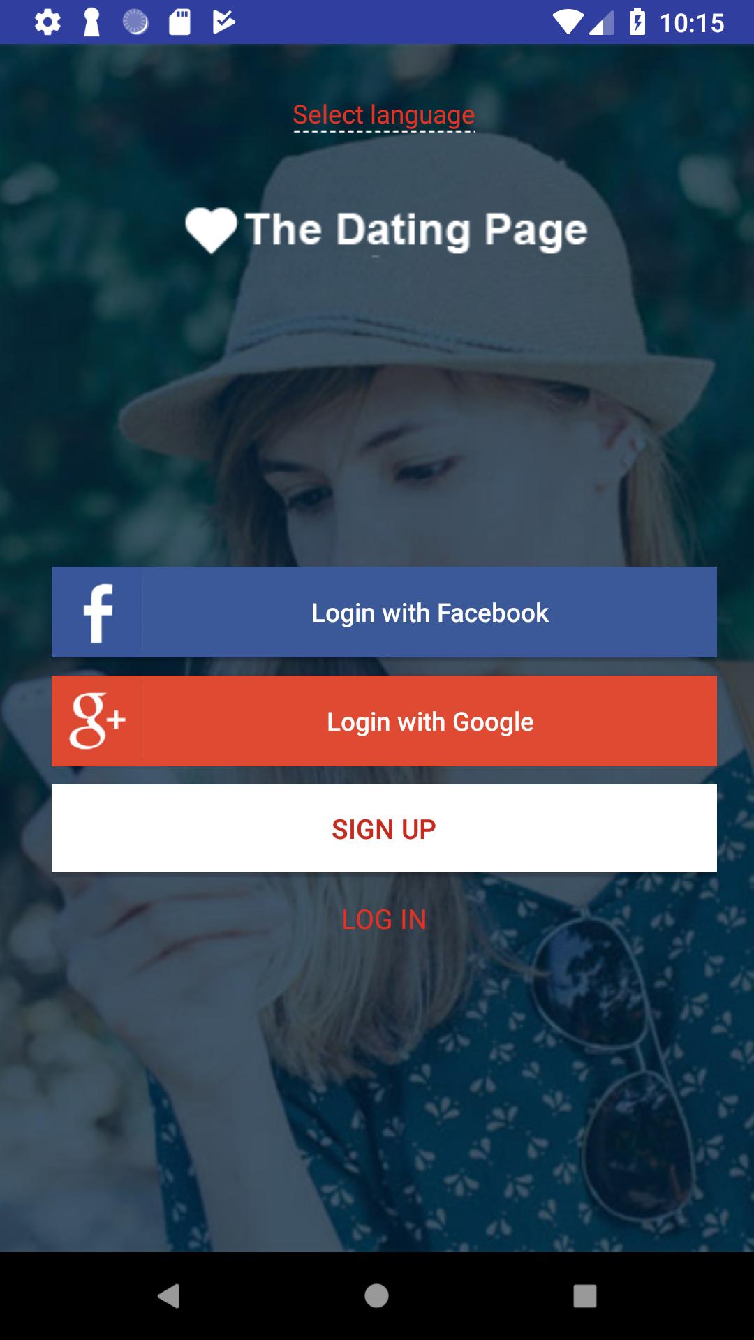 The Dating Page