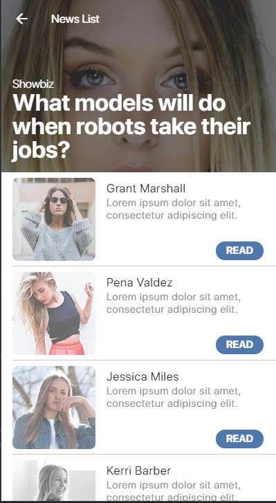 Ionic 3 iOS 11 style UI Template - 5 Color Themes