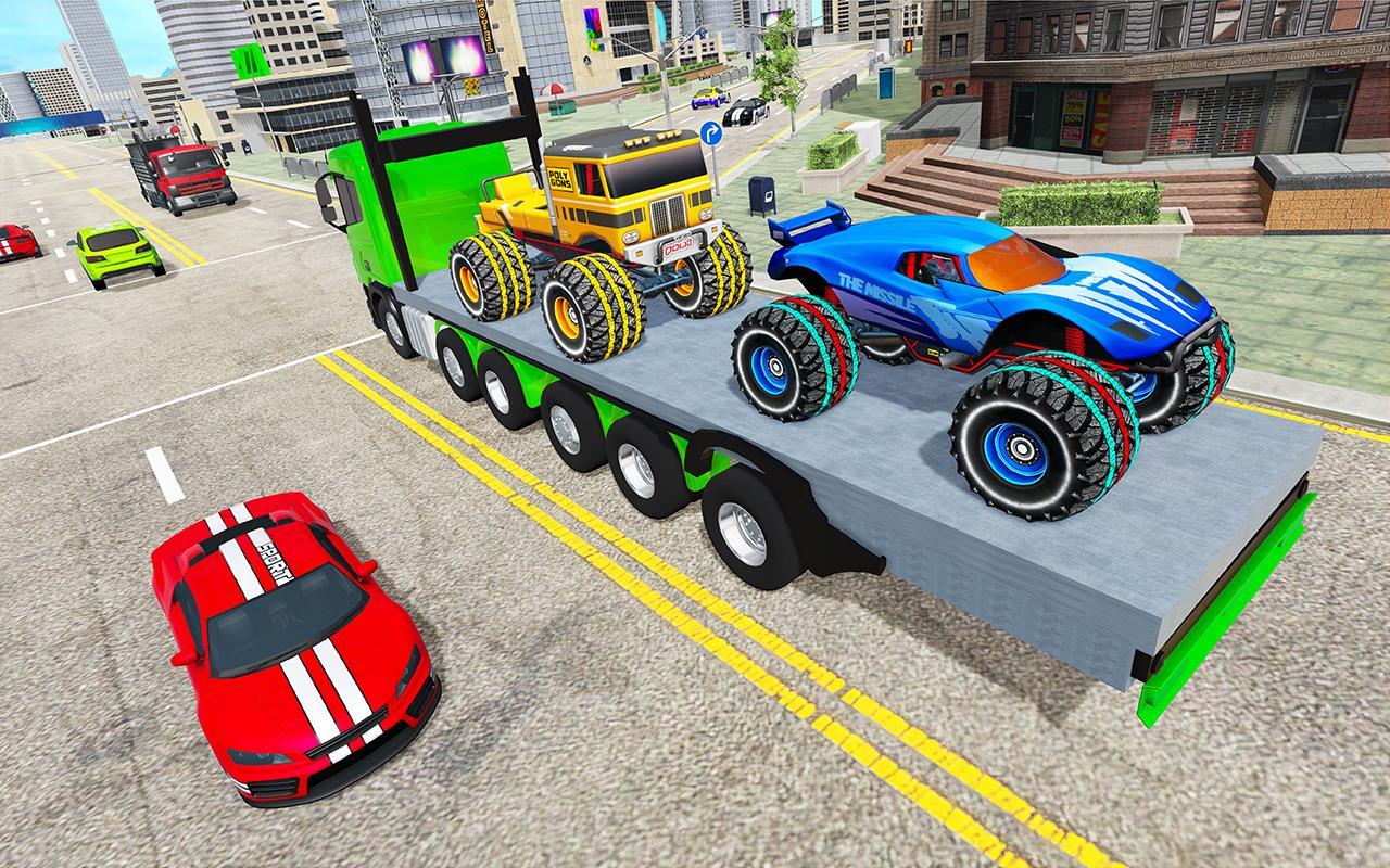 Monster Car Transporter 2019