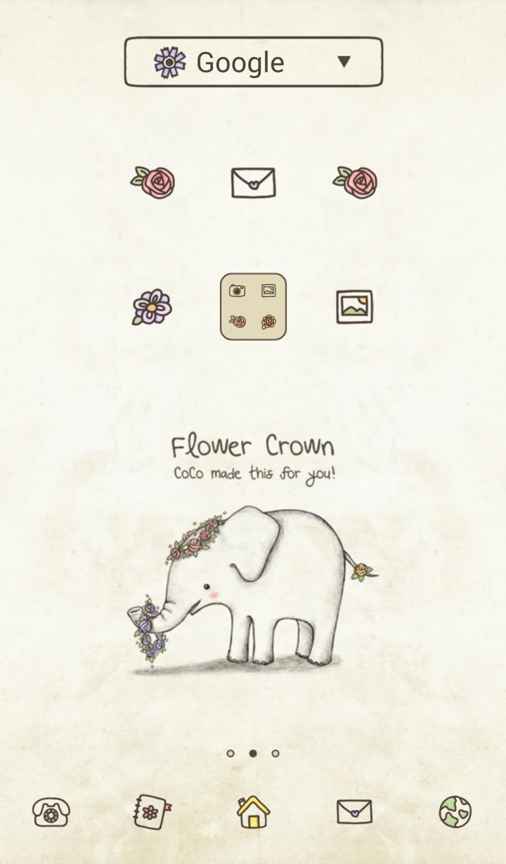 coco(flower crown) dodol theme