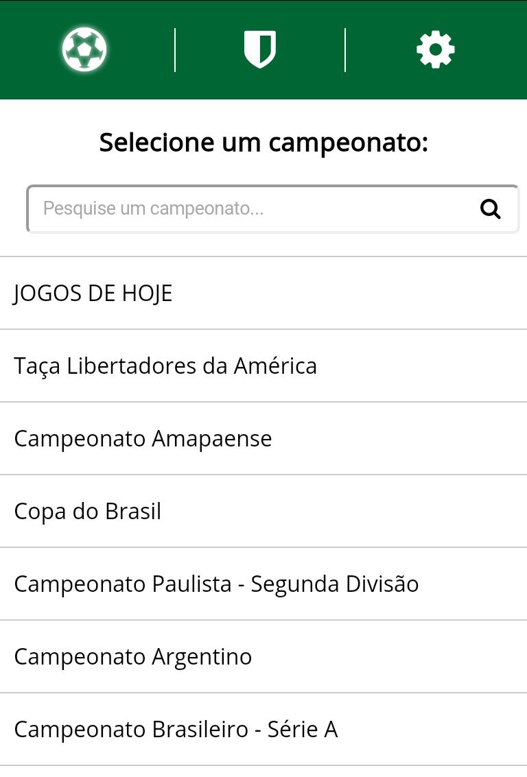 Futebol - Live scores