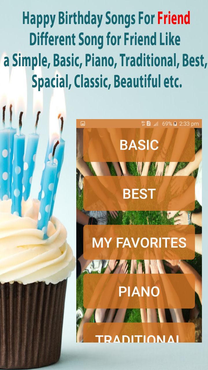 Happy Birthday Songs For Friends