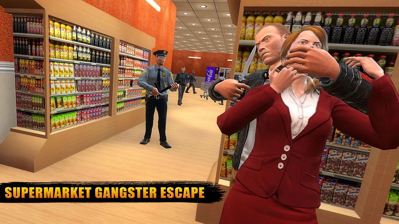 Supermarket Gangster Escape 3D