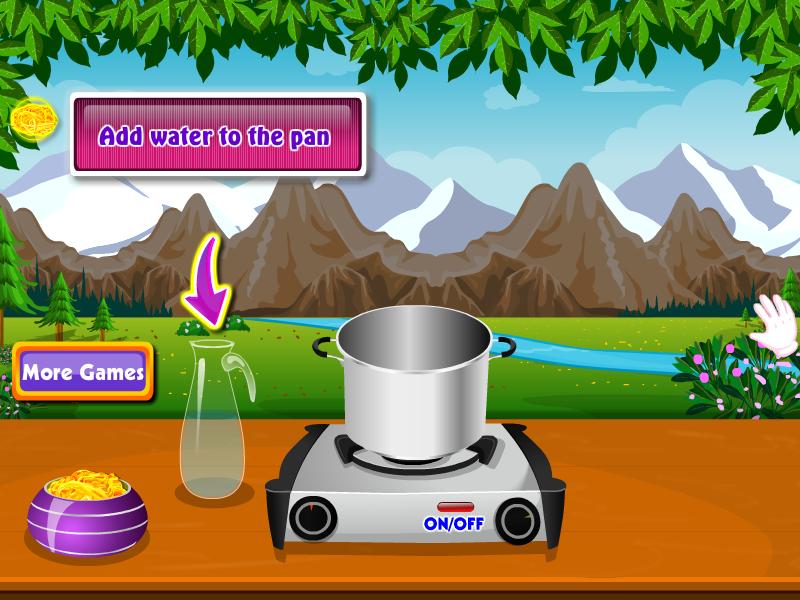 preparing pasta cooking games