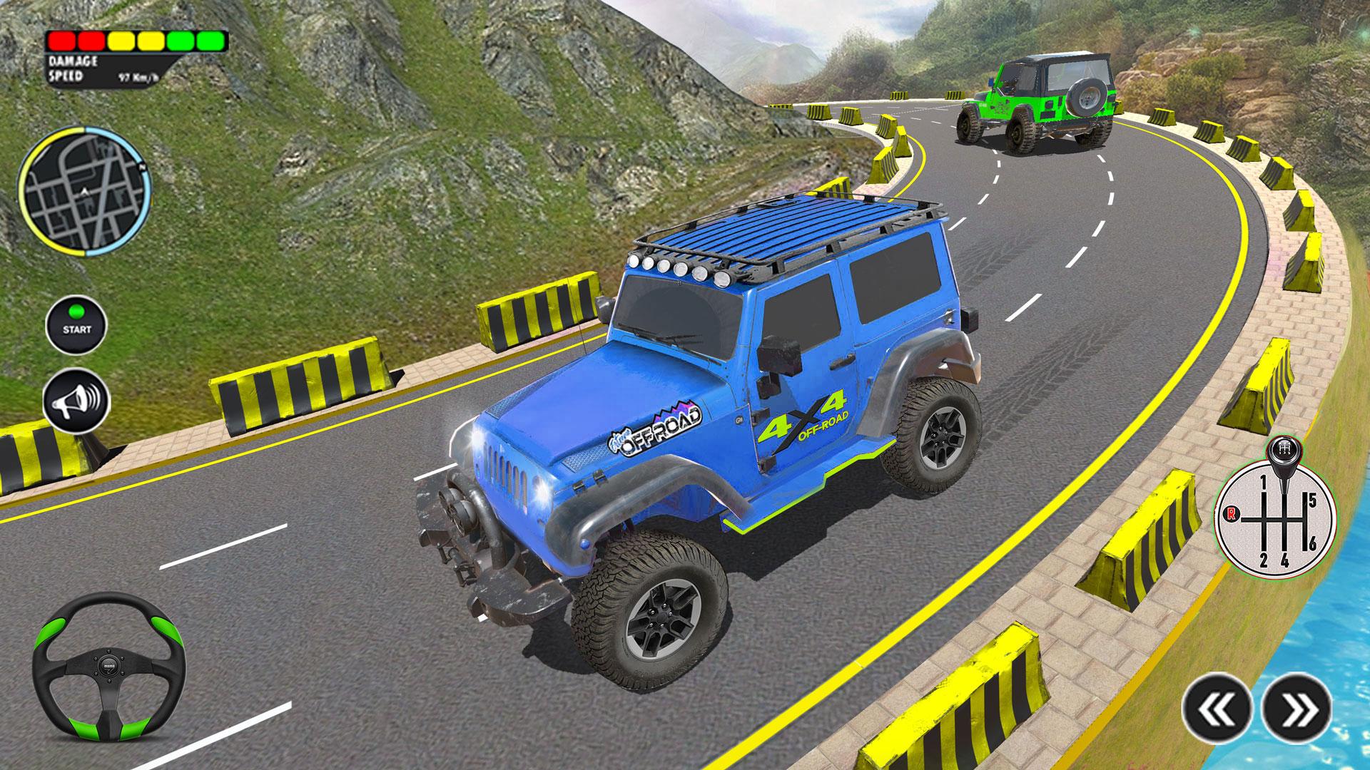 Offroad Jeep Driving Car Games