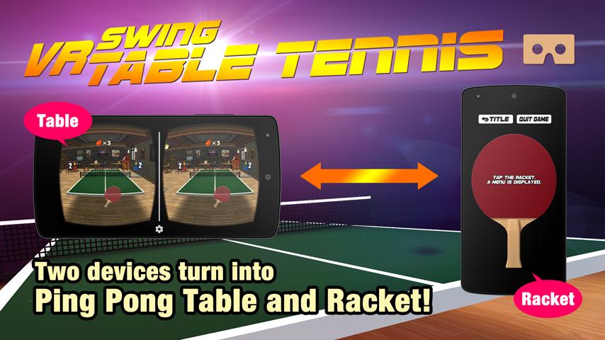 VR Swing Table Tennis Cardbd