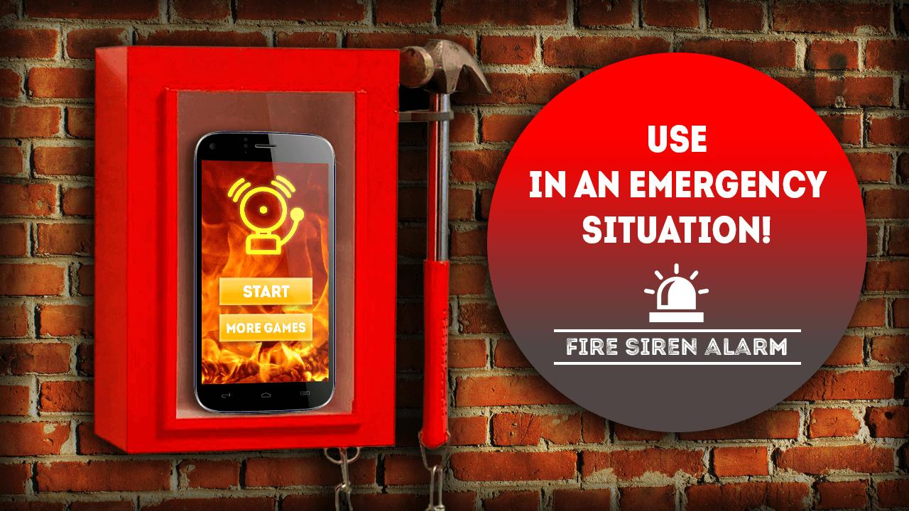 Fire siren alarm