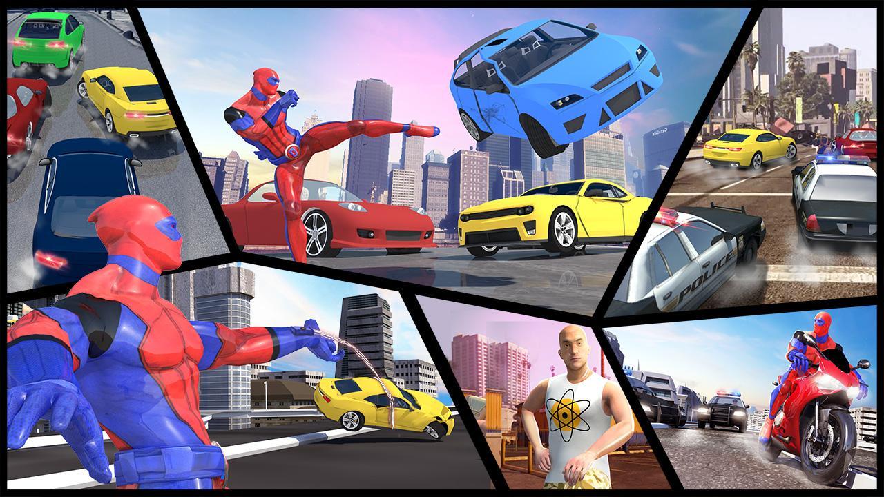 Sin City Rope Hero : Superhero Games