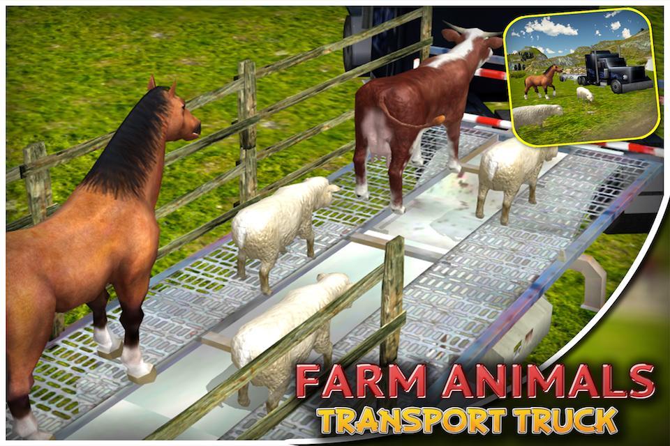 Farm Animal Transport Truck 3D