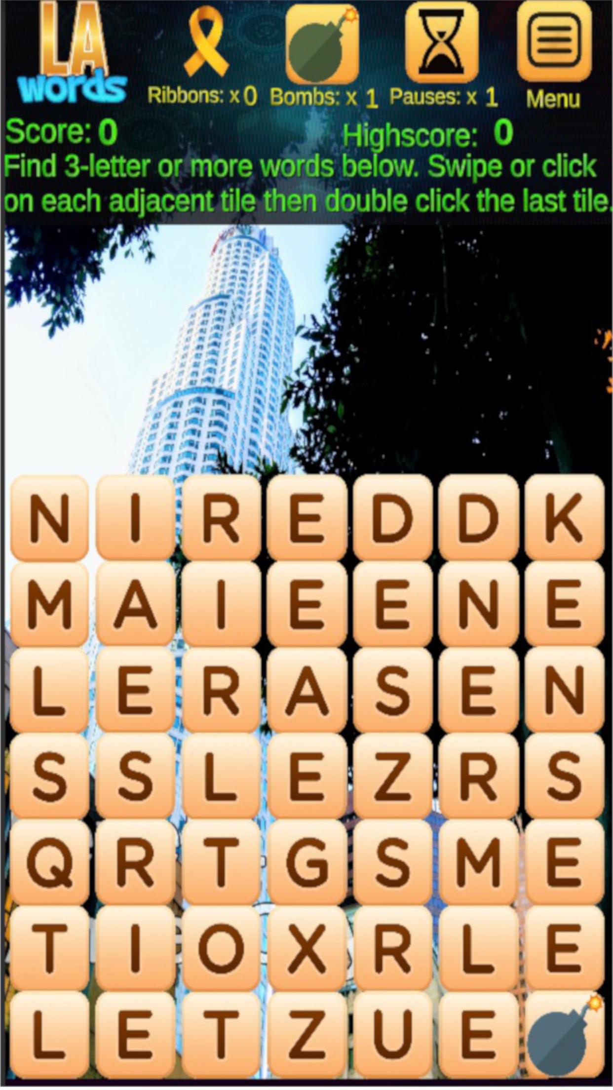 LA Words Puzzle Game