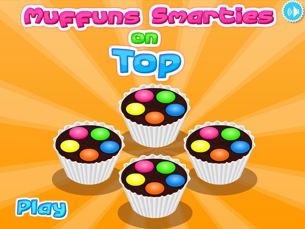 Muffins Smarties On Top