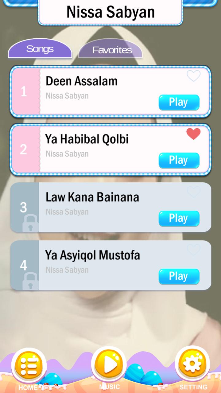 Deen Assalam Piano Games
