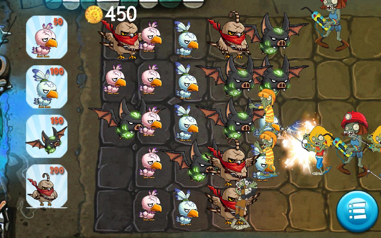 Birds vs Zombies kingdom