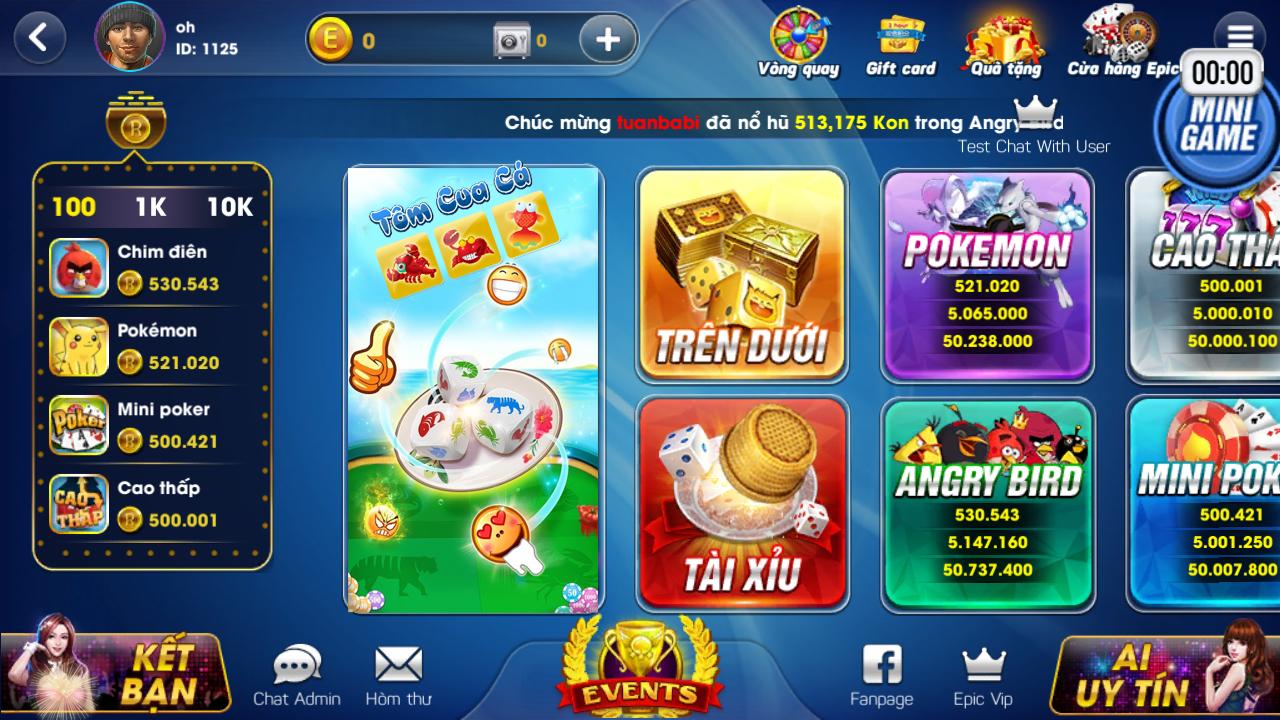 Tai Xiu - Bau cua tom ca Slots: Epic Jackpot