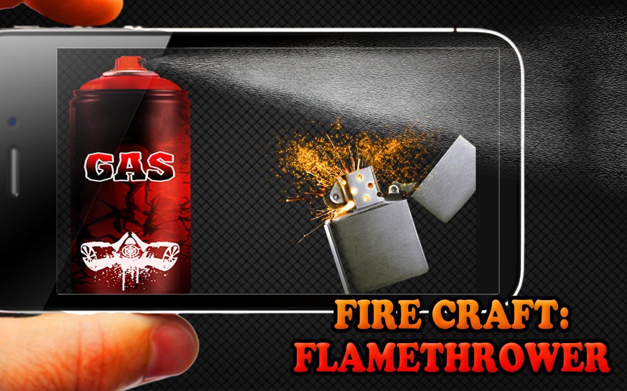 Fire Craft flamethrower prank